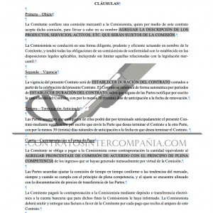 Contrato de comisión mercantil