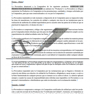 Contrato de suministro
